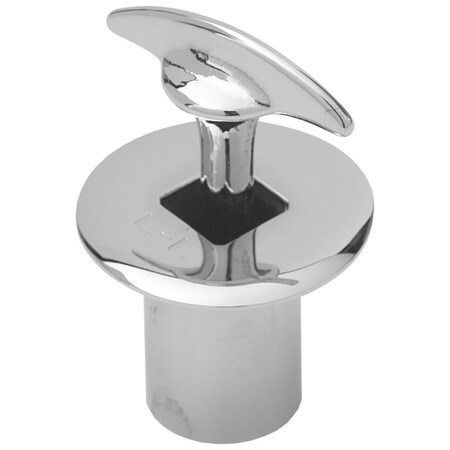 Deluxdesigns Log Lighter Key and Flange - Satin Nickel DE1640488